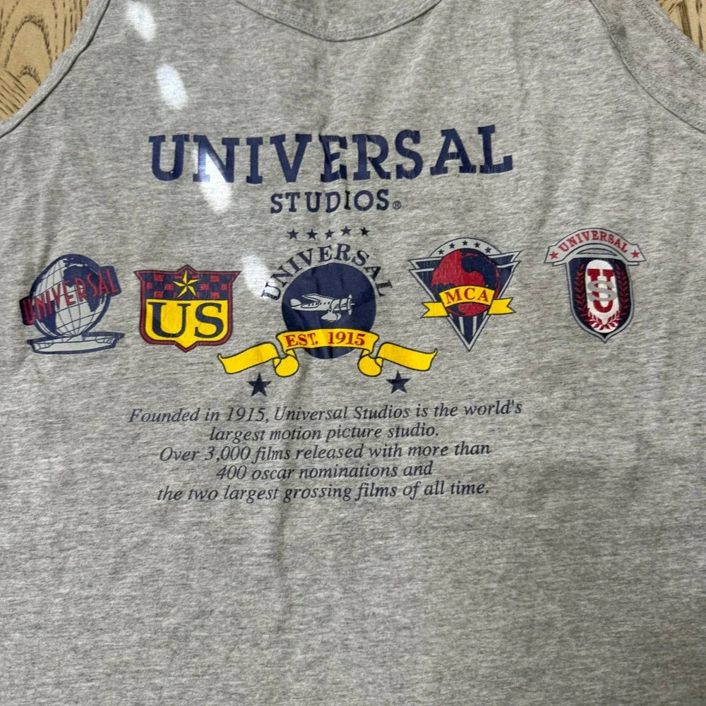 VTG Universal Studios Men's XL Gray 
